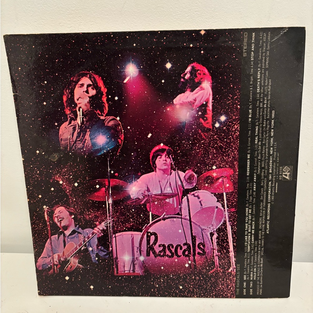 Vintage The Rascals Vinyl Album